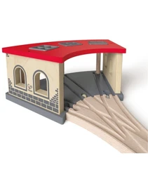 גארז' קטרים גדול לרכבת מעץ | HAPE